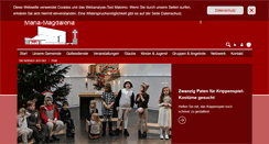 Desktop Screenshot of maria-magdalena-kirche.de